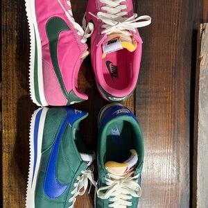 2 Pair Nike Cortez Women’s Size 8.5